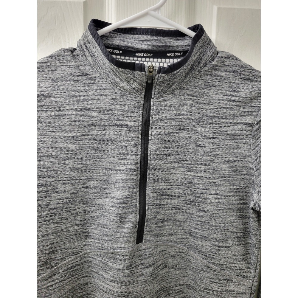 Nike Golf Dri-Fit Womens XS 1/2 Zip Pullover Gray Long‎ Sleeve EUC - Picture 2 of 4